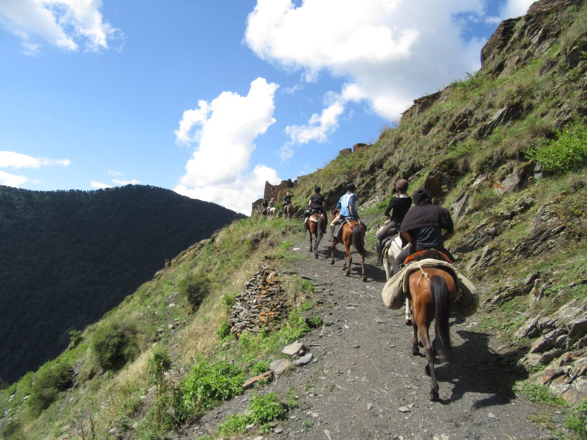    Annual Spring horse drive to Tusheti