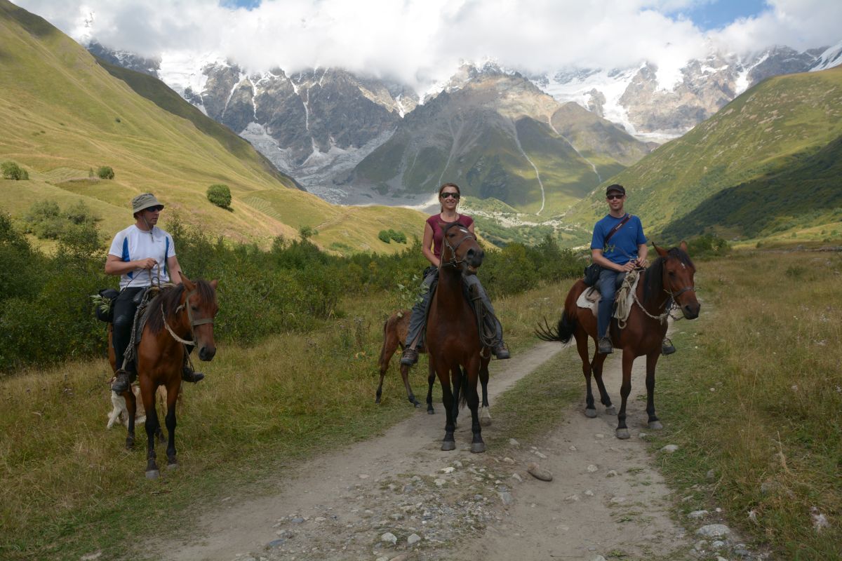    Svaneti under your horse hooves