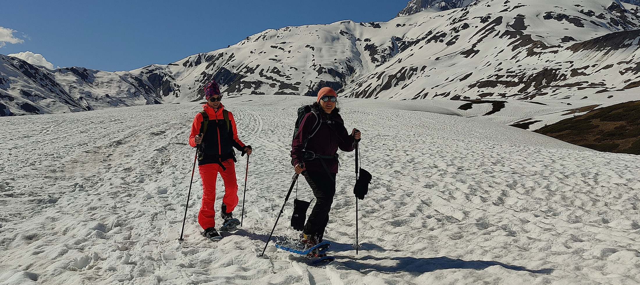 Snowshoeing in Kazbegi region