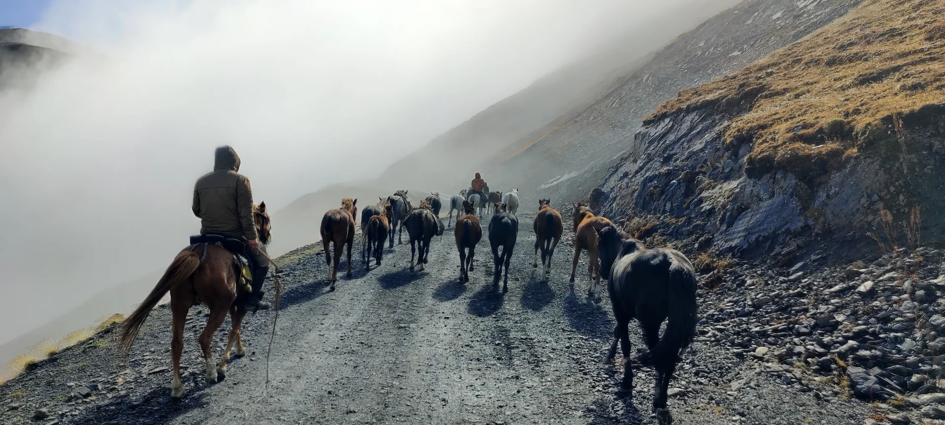 Autumn Horse Ride to the Winter Pasture of Vashlovani NP